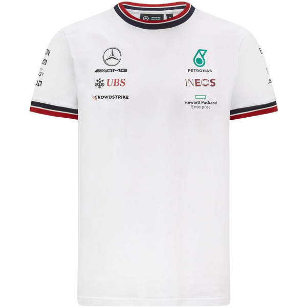Tričko AMG Mercedes F1 biele