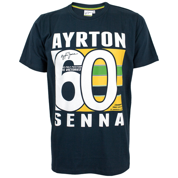 Tričko Ayrton Senna Brasil 60