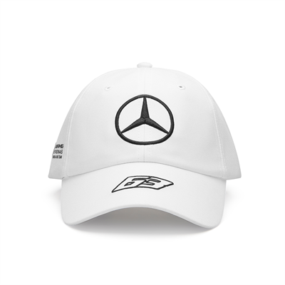Tímová šiltovka AMG Mercedes George Russell biela