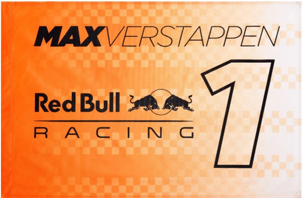 Vlajka Max Verstappen Red Bull Racing.