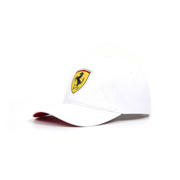 Ferrari F1 Team Quilt Baseball Cap White