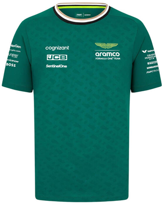 Tímové tričko Aston Martin Fernando Alosno