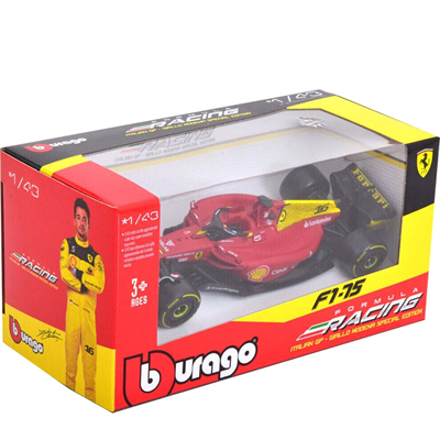Bburago Model Scuderia Ferrari F1-75 Charles Leclerc 1:43