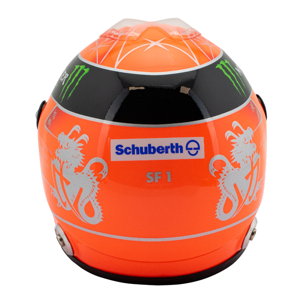 Helma Michael Schumacher posledné preteky. Mierka 1:2