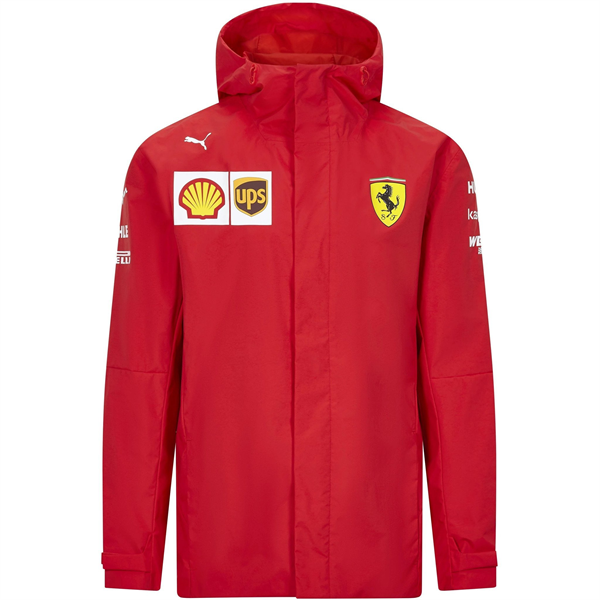 Scuderia Ferrari Team Mens Rain Jacket 2021