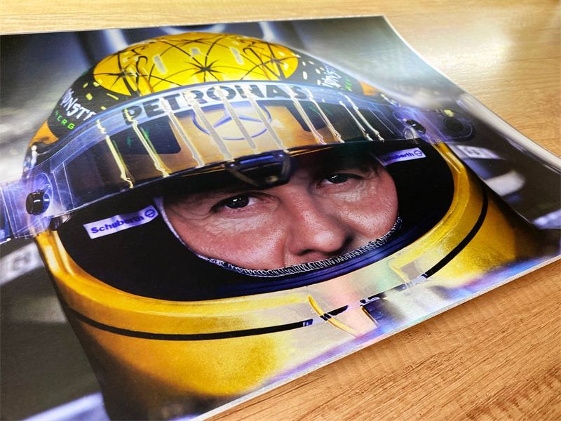 Poster The Golden Helmet, Schumacher 30 years limited edition print